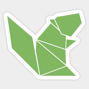 Squirrel origami Sticker